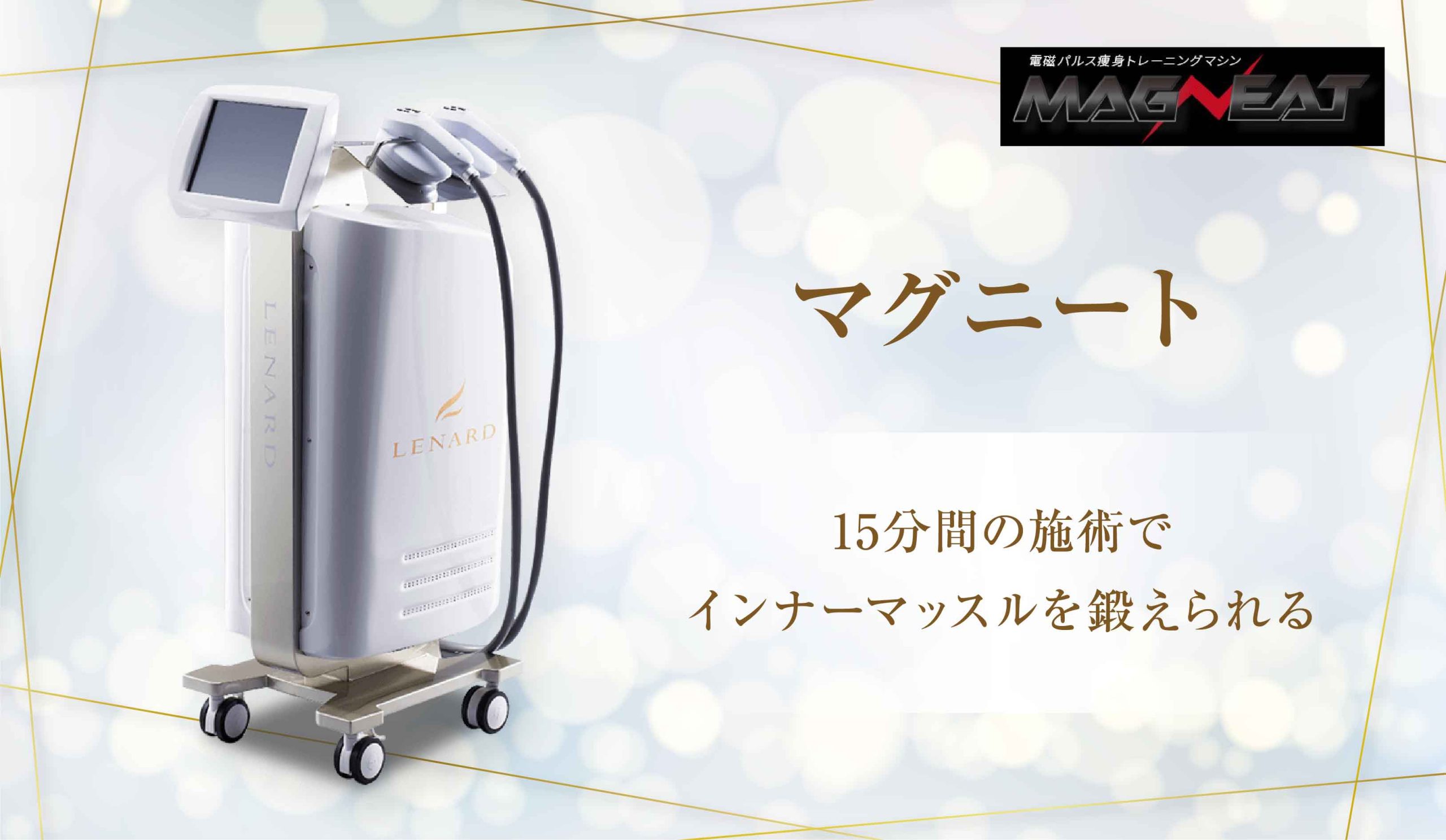 マグニート】15分間の施術でインナーマッスルを鍛えられる
